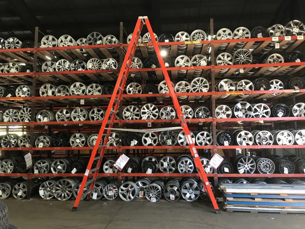 OEM Car rims in warehouse at My Auto Store of Camden NJ