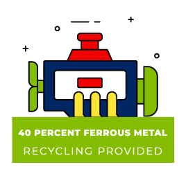 Auto recyclers like My Auto Store contribute 40% of ferrous metal to the scrap processing industry
