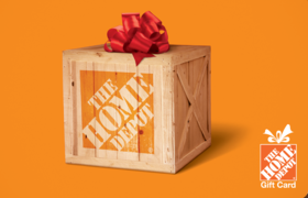 Free Home Depot Gift Card if you order over $300, a $40 value