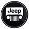 Jeep Logo with Grille and Headlights