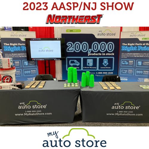 Our AASP/NJ 2023 My Auto Store booth at the Auto Repair Car Show in New Jersey